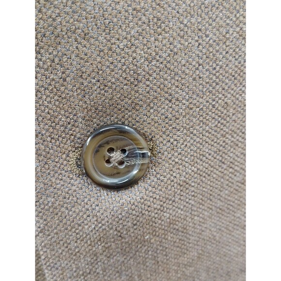 Jos A Bank Mens Sz 46L Gray Wool/Rayon Sport Coat Blazer Jacket Brown - Picture 4 of 9